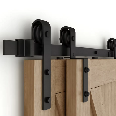 Bypass Barn Door Hardware Kit – Dual Track Sliding System DS-2051003
