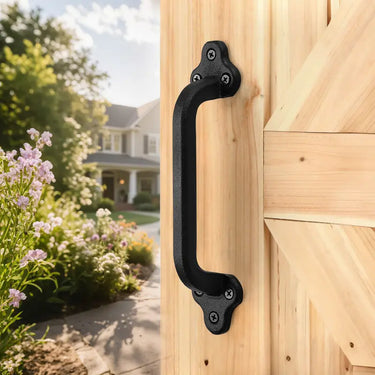 9 Inch Barn Door Pull Handle – Matte Black Steel DS-HD 137
