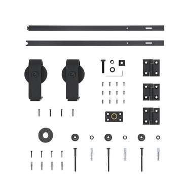 4.9 FT Bifold Barn Door Hardware Kit – Space-Saving Folding Track System DS-SZ0221015-2