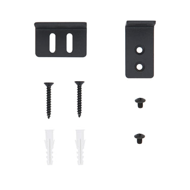 Simple Black Barn Door Floor Guide – Smooth Sliding & Durable DS-ZJ6010