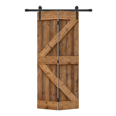 Custom Bifold Barn Door – Solid Wood, Multiple Options