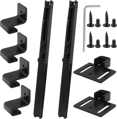 No-Drill Barn Door Soft Close Buffer Damper Stopper – Punch-Free Track Buffer for Sliding Barn Doors, Quiet & Smooth Closing DS-BS001